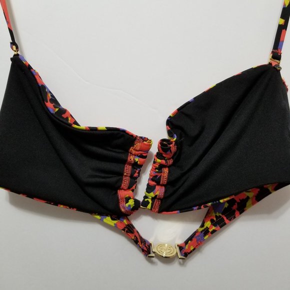 Victoria's Secret bikini top Large halter strapless bandeau abstract print beach - Picture 12 of 15